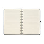 Branded Fabric (RPET) Hard Cover Notebook without branding