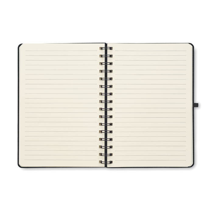 Branded Fabric (RPET) Hard Cover Notebook without branding