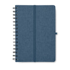 Branded Fabric (RPET) hard cover notebook.