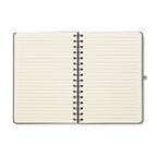 Branded Fabric (RPET) Hard Cover Notebook without branding