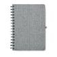 Branded Fabric (RPET) hard cover notebook.