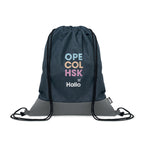 Branded RPET PU Drawstring Bag 2 Tone