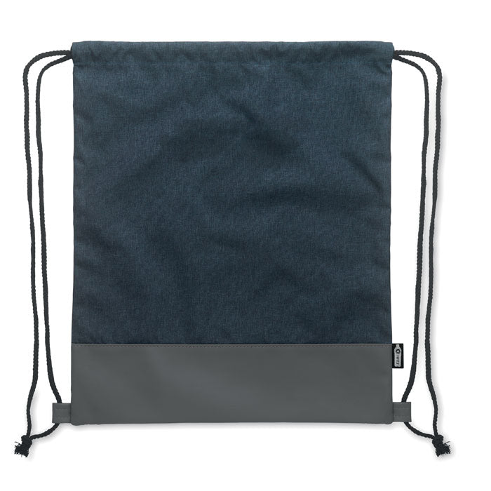 Branded RPET PU Drawstring Bag 2 Tone without branding