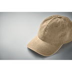Branded Vintage 6 Panel Baseball Cap 265gsm without branding