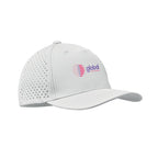 Branded 5 Panel Performance Cap 130gsm in White