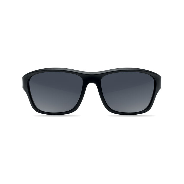 Branded Sports Sunglasses with Mirrored Lenses without branding