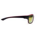 Branded Sports Sunglasses with Mirrored Lenses