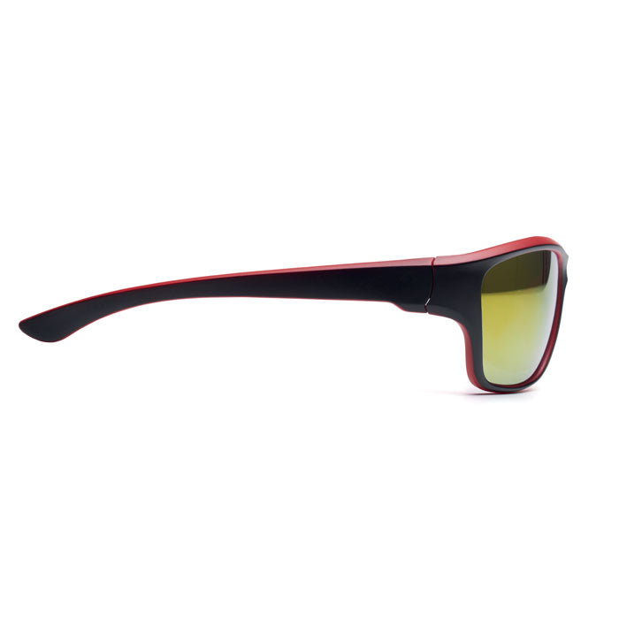 Branded Sports Sunglasses with Mirrored Lenses