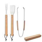 Branded Oakwood Barbecue Tool Set without branding