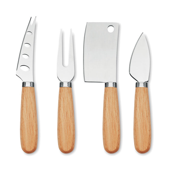 Branded Cheese Knife and Fork Set without branding