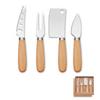 Branded Cheese Knife and Fork Set
