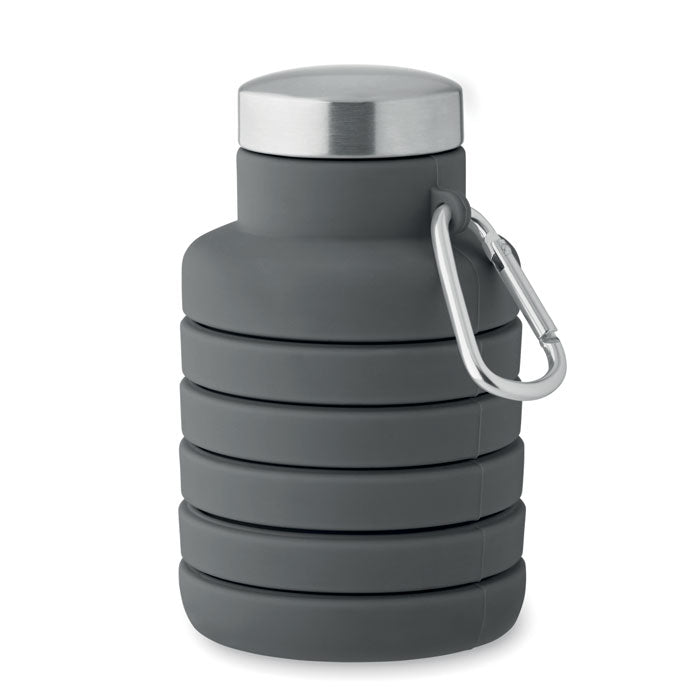 Branded Collapsible Silicone Water Bottle