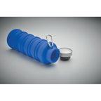 Branded collapsible silicone bottle, open