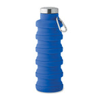 Branded collapsible silicone bottle with carabiner