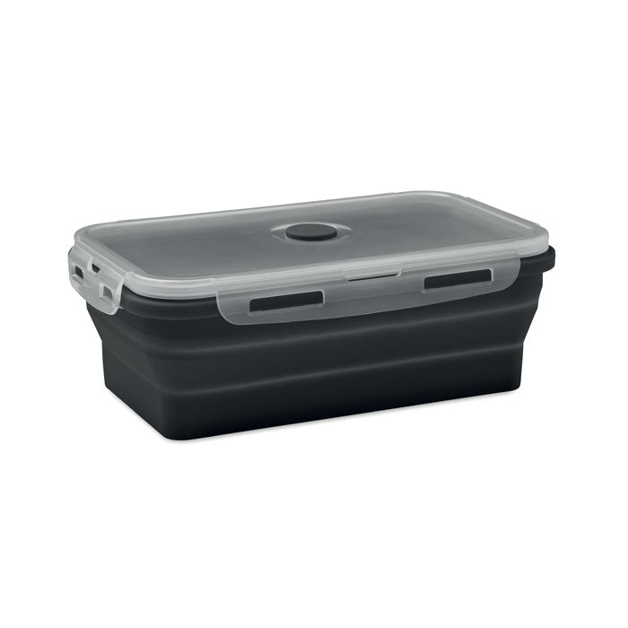 Collapsible Silicone Lunch Box without branding