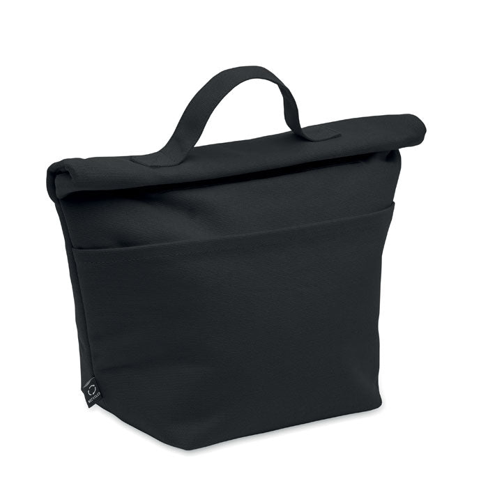 Branded Recycled Cotton Cooler Bag in Black