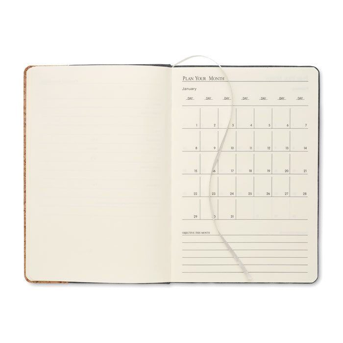 Cork and Felt Notebook without branding