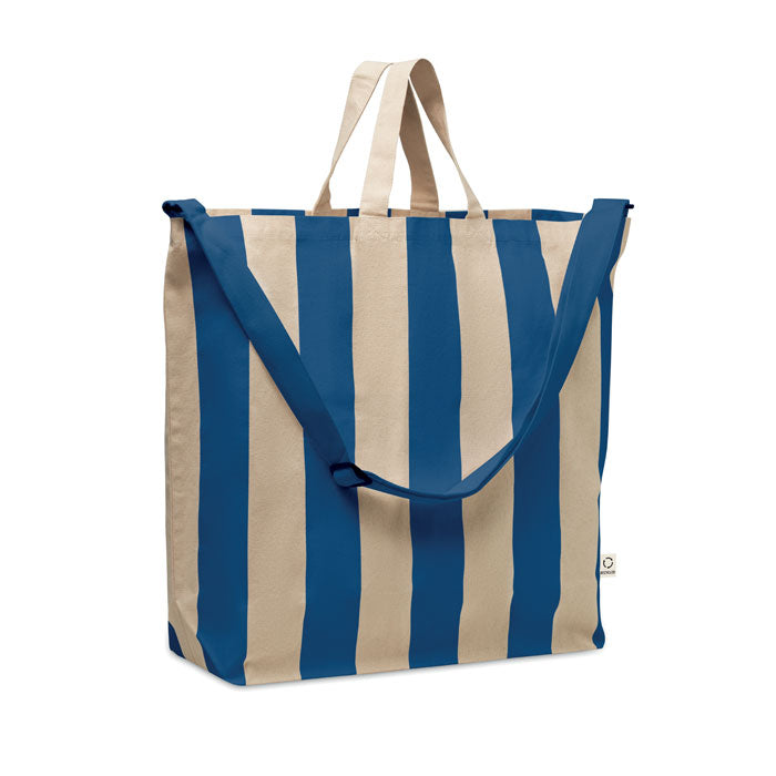 Branded Extra Large Beach Bag 280gsm in Blue