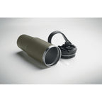 Branded Recycled Steel Tumbler with Foldable Straw without branding