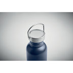 Branded recycled steel bottle, detail