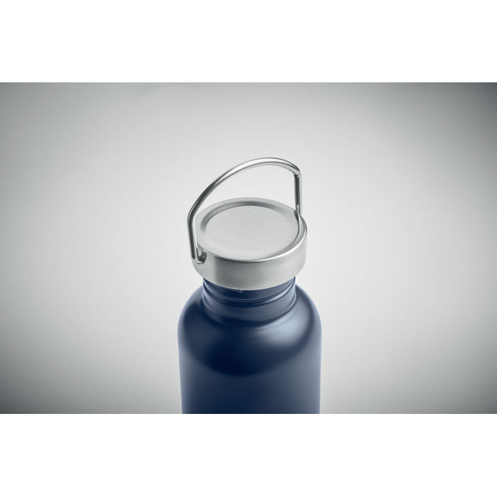 Branded recycled steel bottle, detail