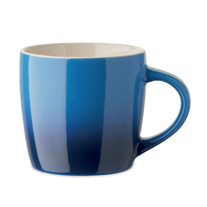 Branded Gradient Ceramic Mug - 300ml in Blue