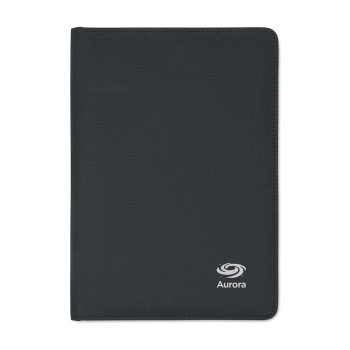 Branded A5 RPET Portfolio with Bamboo Paper Notepad
