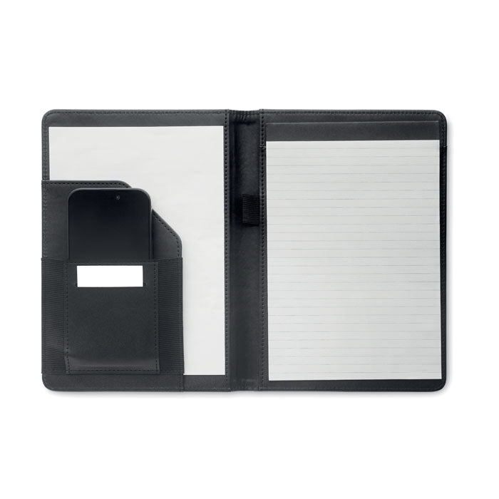 Branded A5 RPET Portfolio with Bamboo Paper Notepad without branding