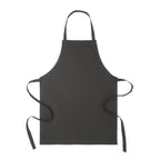 Branded Recycled Cotton Apron 180gsm in Black