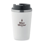 Branded Ceramic-Lined Tumbler - 350ml in White
