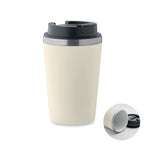 Branded Ceramic-Lined Tumbler - 350ml in Brown