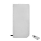 Branded Microfibre Sports Towel in Grey
