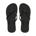 Branded EVA Beach Slippers in Black