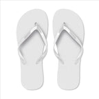 Branded EVA Beach Slippers in White