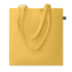 Branded Shopping Bag Fairtrade 180gsm 38 x 42cm in Yellow