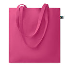 Branded Shopping Bag Fairtrade 180gsm 38 x 42cm in Pink