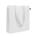 Branded Shopping Bag Fairtrade 180gsm 38 x 12 x 42cm in White