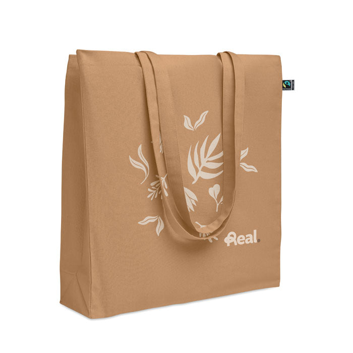 Branded Shopping Bag Fairtrade 180gsm 38 x 12 x 42cm