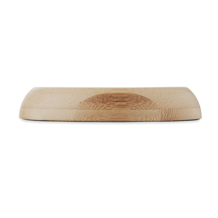 Branded Bamboo Mug Warmer with USB without branding