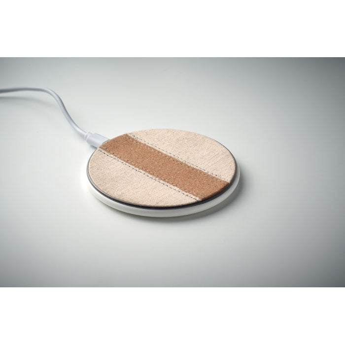 Branded Cork Wireless Charger 15W without branding