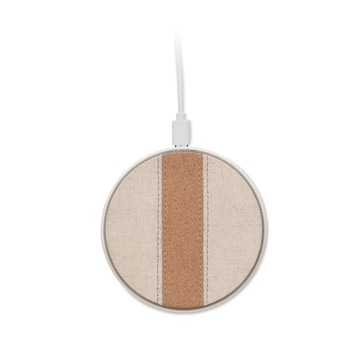 Branded Cork Wireless Charger 15W without branding