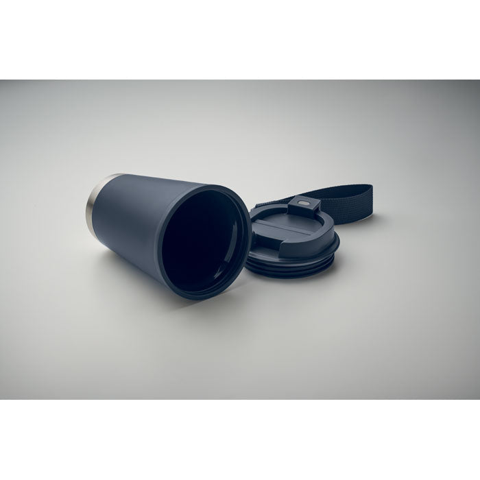 Branded Recycled Tumbler with Wrist Strap - 300ml without branding