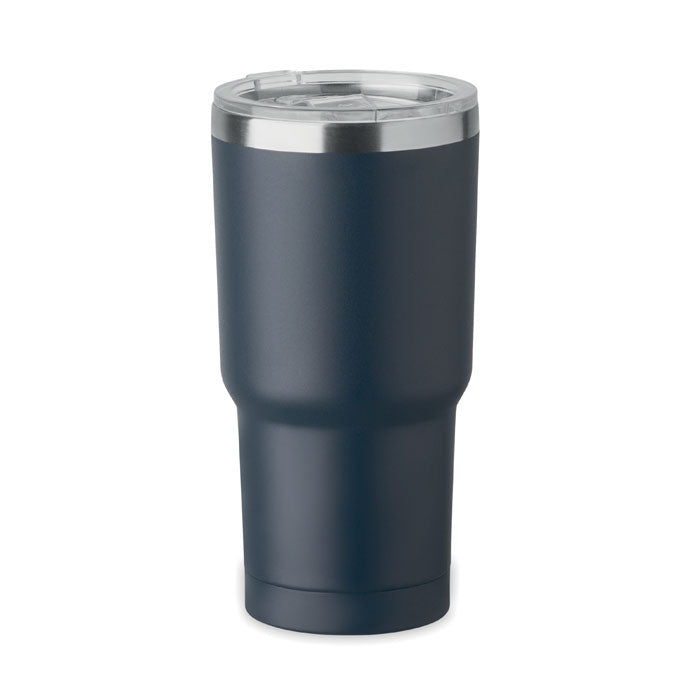 Branded recycled steel tumbler, 500ml