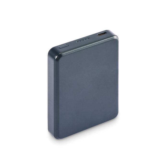 Branded Recycled ABS USB-C Power Bank 5000mAh without branding