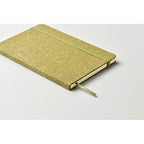 Branded A5 Tea Ground and Cork Notebook without branding