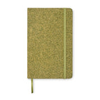 Branded A5 Tea Ground and Cork Notebook without branding