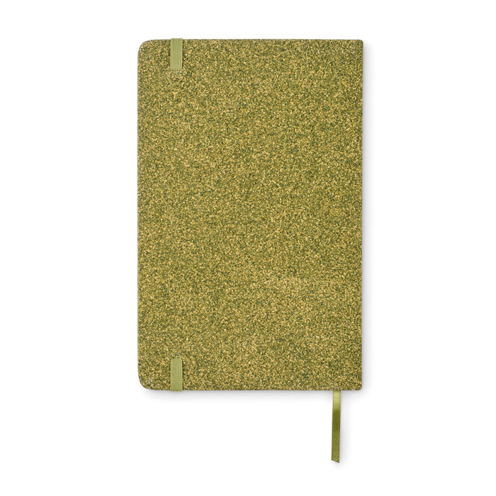 Branded A5 Tea Ground and Cork Notebook without branding