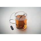 Branded Teabag Shaped Tea Infuser with Plate without branding