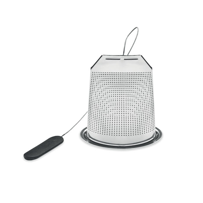 Branded Teabag Shaped Tea Infuser with Plate without branding