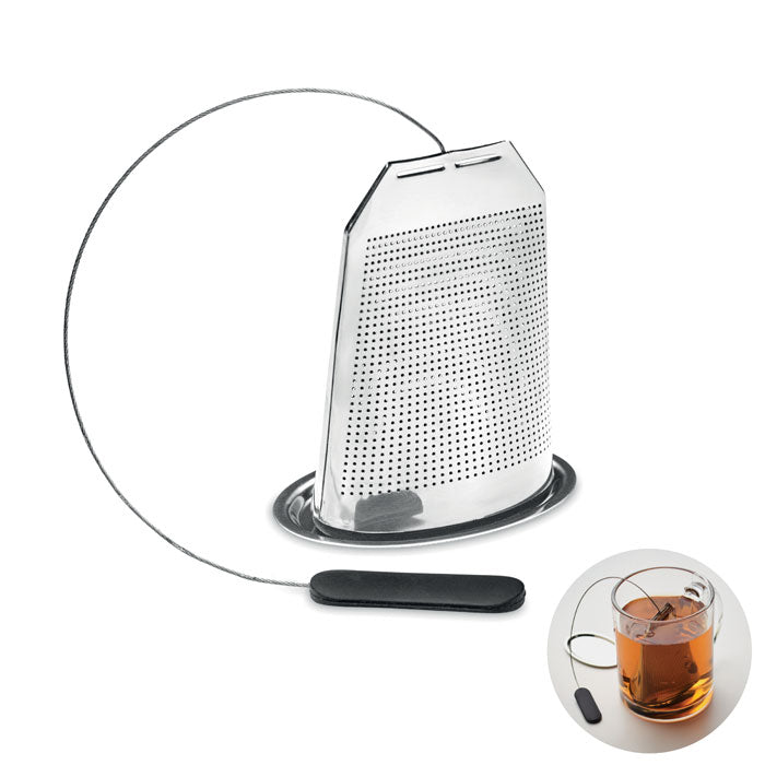 Branded Teabag Shaped Tea Infuser with Plate